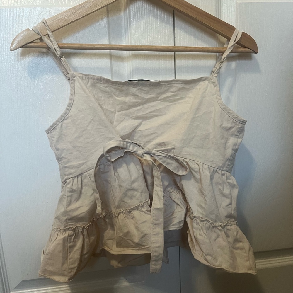 Brandy Girl crème babydoll tank - Picture 3 of 4
